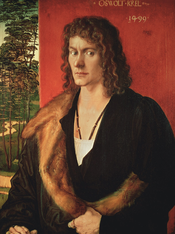 Portrait of Oswolt Krel de Alberto Durero