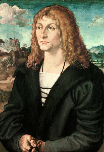 Portrait of a Young Man / Dürer de Alberto Durero