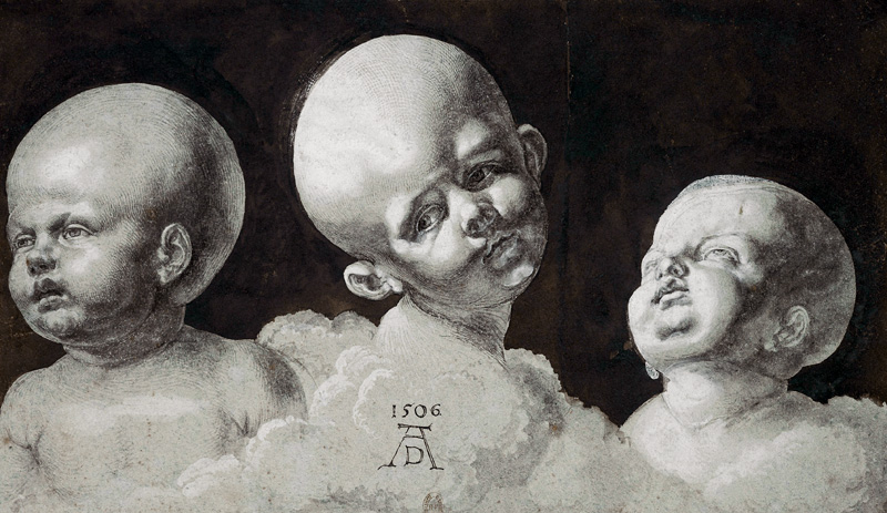 Three Heads of Children de Alberto Durero