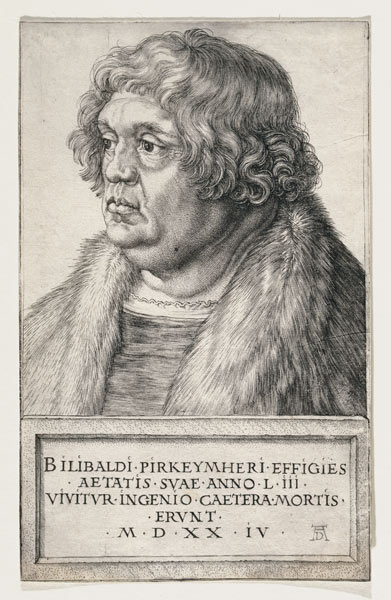 Willibald Pirckheimer de Alberto Durero