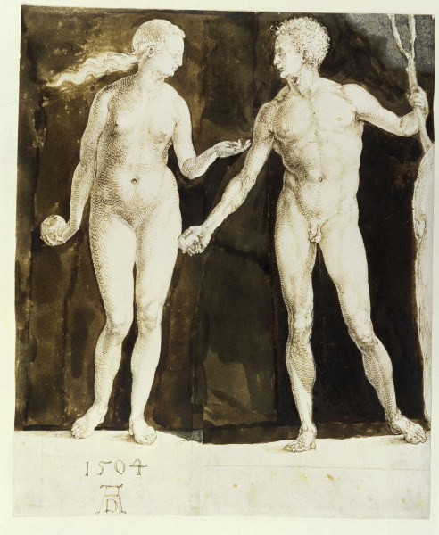 A.Dürer / Adam and Eve (New York) de Alberto Durero
