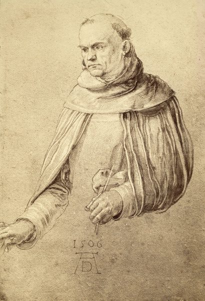 A.Dürer / St. Dominic, drawing de Alberto Durero