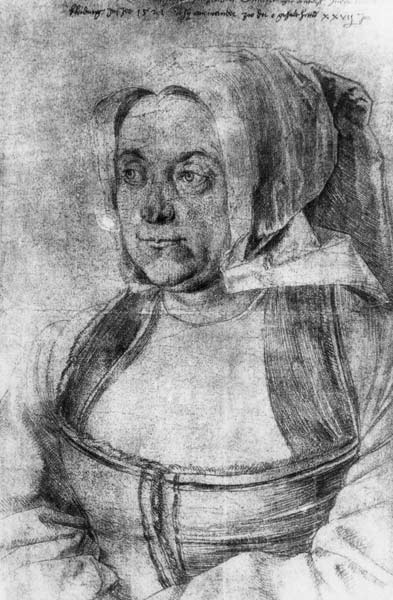 Agnes Dürer / Draw.by Dürer / 1521 de Alberto Durero