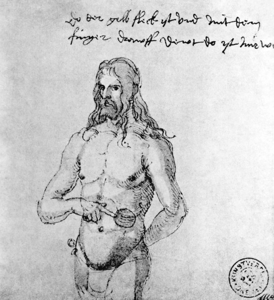 Albrecht Dürer/ Sick self-portrait de Alberto Durero