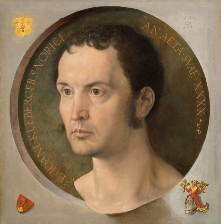 Portrait of Johann Kleeberger de Alberto Durero