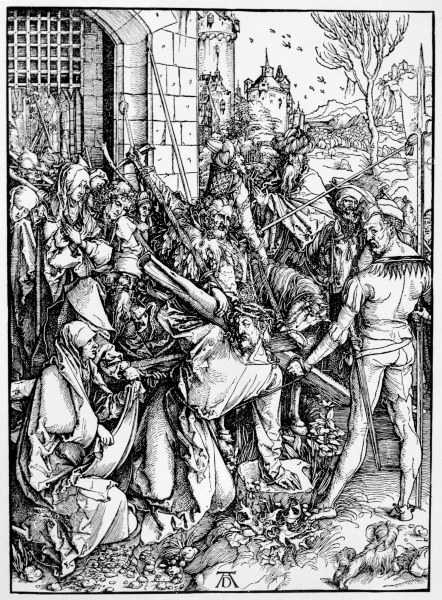 Carrying the Cross / Dürer / 1497/98 de Alberto Durero