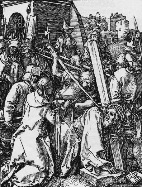 Carrying the Cross / Dürer / 1509 de Alberto Durero