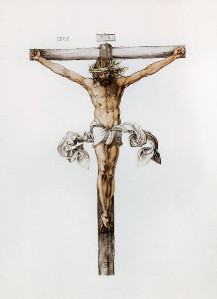 Albrecht Dürer, Christ on Cross de Alberto Durero