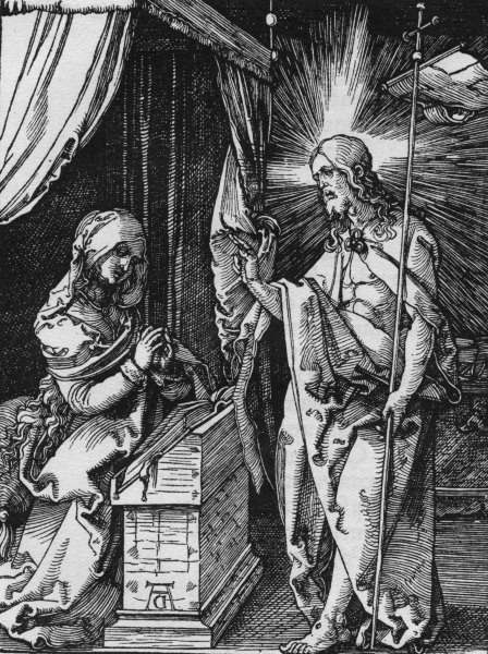 Christ appears to Mary / Dürer / 1509/10 de Alberto Durero