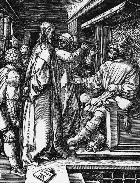 Christ before Herod / Dürer / 1509 de Alberto Durero