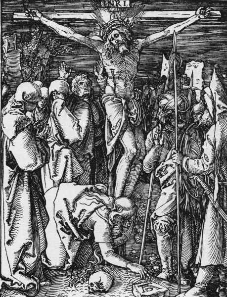 Christ on the Cross / Dürer / c.1509 de Alberto Durero