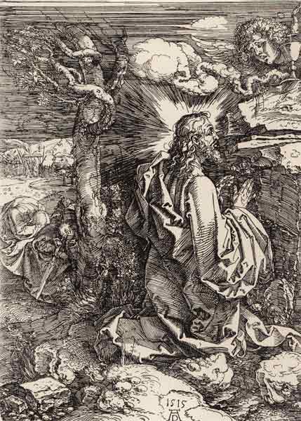 Christ on Mt. of Olives / Dürer / 1515 de Alberto Durero