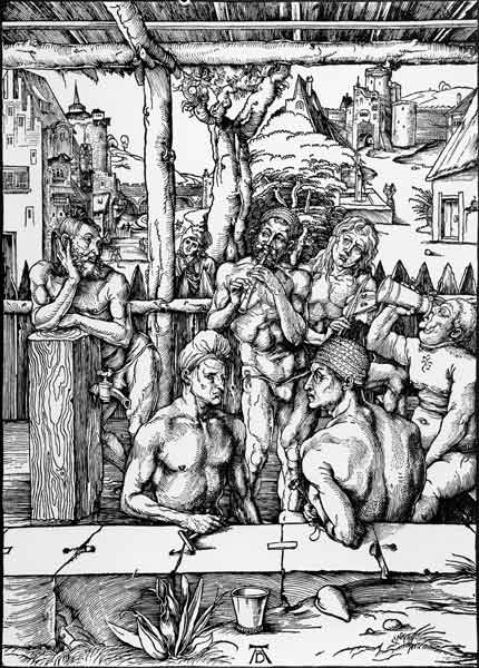 The Men s Bath / Dürer / c.1496 de Alberto Durero
