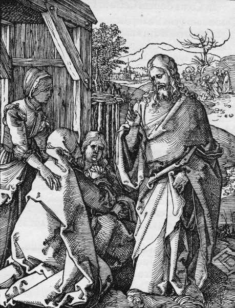 Departure of Christ / Dürer / c.1509 de Alberto Durero