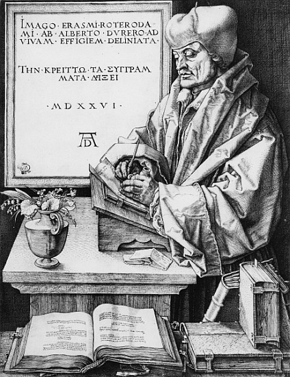 Desiderius Erasmus (1466-1536) of Rotterdam de Alberto Durero