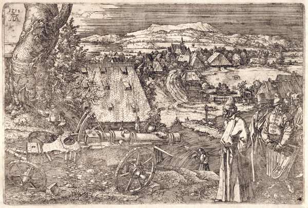 The Cannon / Dürer / 1518 de Alberto Durero