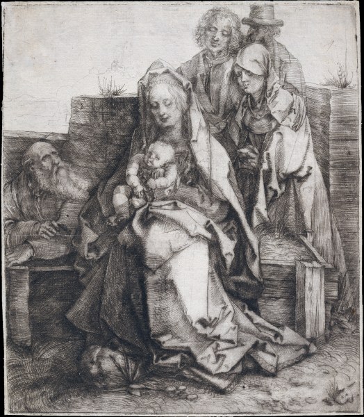 Holy Family with Saint John, The Magdalen, and Nicodemus de Alberto Durero