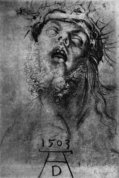Dürer / Head of the dead Christ de Alberto Durero