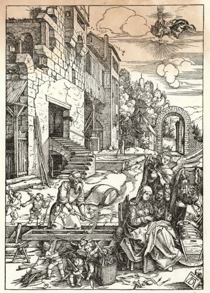 Dürer / Rest on the Flight into Egypt de Alberto Durero