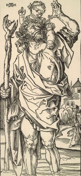 Dürer(?) / St. Christopher de Alberto Durero