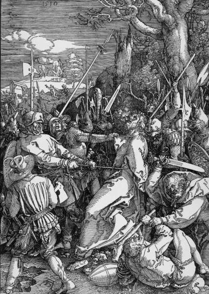 Dürer,Arrest of Christ/fr.:Large Passion de Alberto Durero