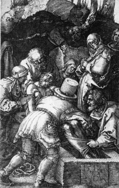 Dürer,Entombment/Small Passion,Cop.Engr. de Alberto Durero