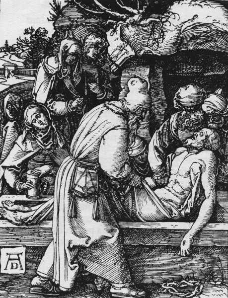 Entombment / Dürer / c.1509 de Alberto Durero