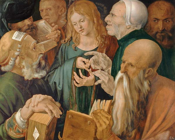 Christ among the Doctors de Alberto Durero
