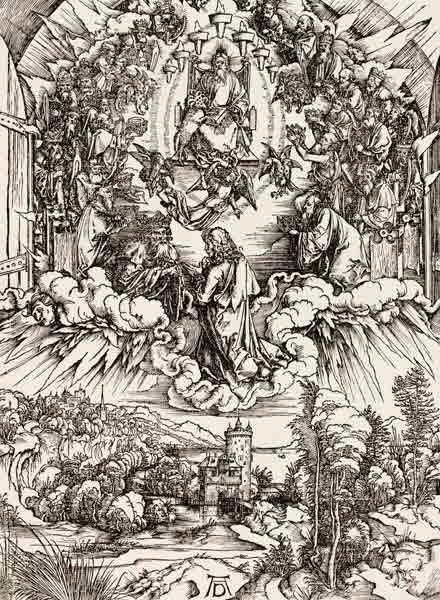John before God & the Elders / Dürer de Alberto Durero