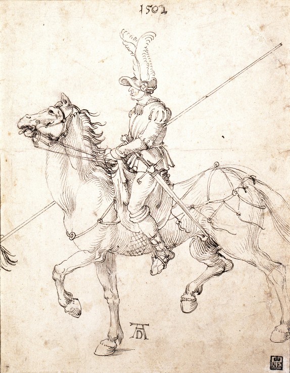 Lancer on Horseback de Alberto Durero