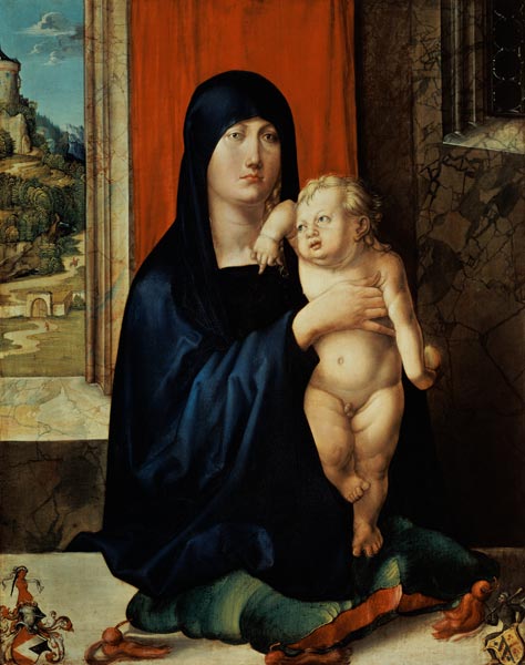 Madonna with child de Alberto Durero