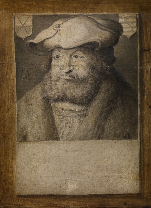 Portrait of  Frederick III, Elector of Saxony (1463-1525) de Alberto Durero
