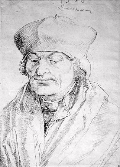 Portrait of Desiderius Erasmus (1469-1536) 1520 de Alberto Durero