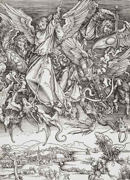 Duerer / St. Michael and the Dragon de Alberto Durero