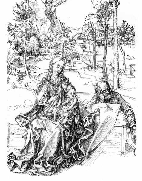 The Holy Family / Dürer de Alberto Durero