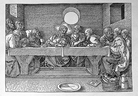 The Last Supper, pub. 1523 de Alberto Durero