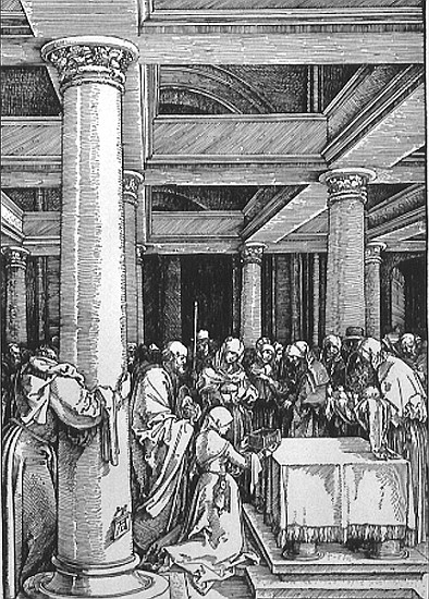 The Presentation in the Temple, c.1503/4 de Alberto Durero