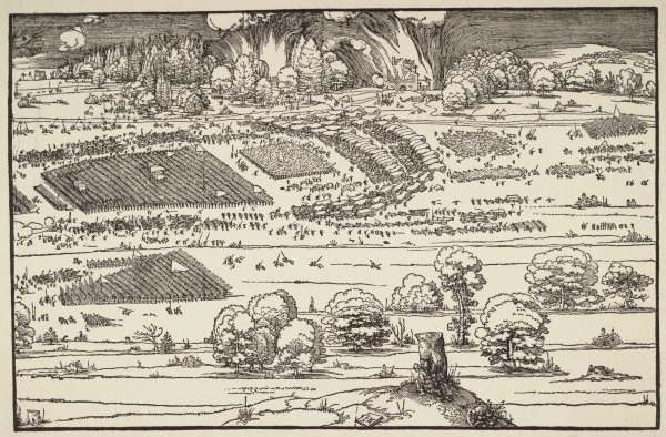 The Siege of a Citadel II / Dürer / 1527 de Alberto Durero