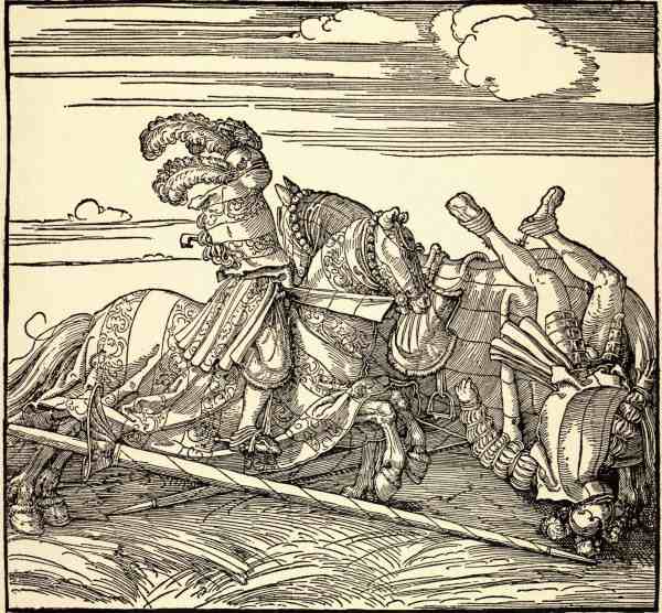 The Tournament / Dürer / c.1516 de Alberto Durero
