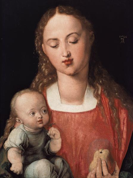 The virgin with the child (the virgin with the pea