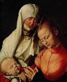 Saint Anne,the Virgin and the infant Jes