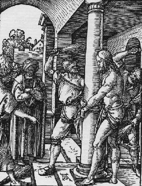 Dürer / Flagellation of Christ.