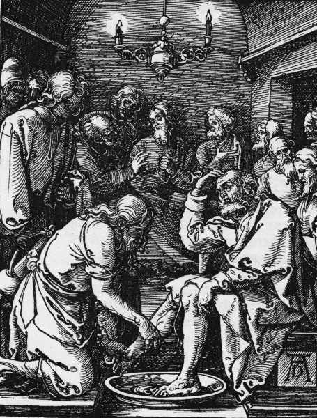 Washing of the Feet / Dürer / c.1509 de Alberto Durero