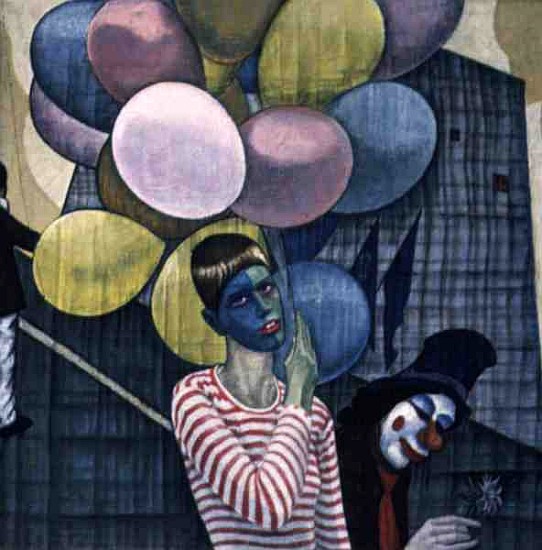 The Carnival, or The Lesbians, 1980 (oil and tempera on canvas)  de Alek  Rapoport