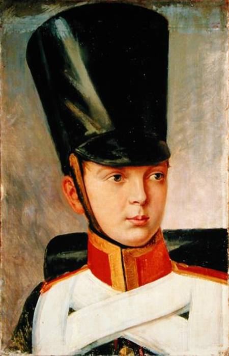 Portrait of Crown Prince Alexander Nikolayevich (1818-81) de Aleksandr Ivanovic Zauervejd'
