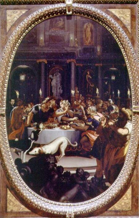 Cleopatra's Banquet de Alessandro Allori