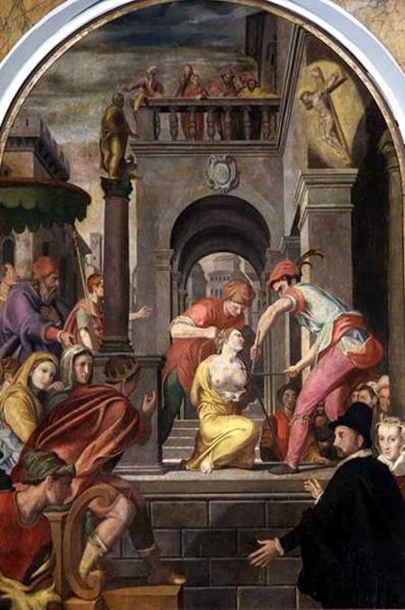 The Martyrdom of St. Agatha de Alessandro Allori