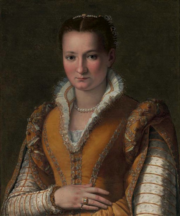 Portrait of Bianca Cappello, Second Wife of Francesco I de' Medici de Alessandro Allori