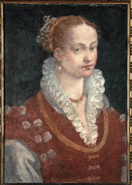 Portrait of Bianca Cappello (c.1542-87) Wife of Francesco de Medici, Grand Duke of Tuscany de Alessandro Allori