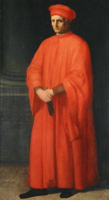 Portrait of Francesco Datini (oil on canvas) de Alessandro Allori